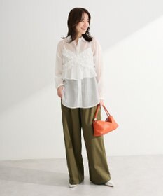 Green Parks チノタックワイドパンツ