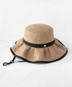 TOCCA 【UV99%以上カット・吸水速乾・抗菌防臭・洗える・サイズ調整可】FRILL HAT ハット