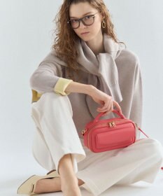 23区 【先行予約】コンビカラー オーバル イヤリング