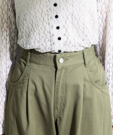 Green Parks チノタックワイドパンツ