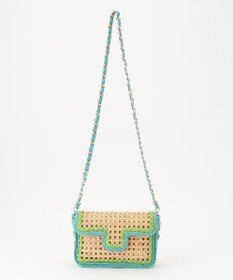 GRACE CONTINENTAL Caterina bertini チェーンカゴバッグ