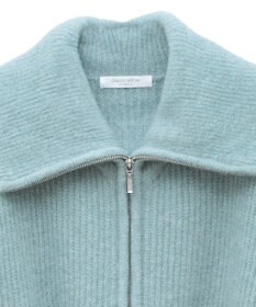 Green Parks Ｚｉｐ付きコンパクトニットカーディガン