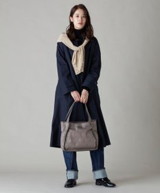 Y'SACCS ヒートエンボス ポルカドットトート Mサイズ