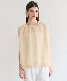 BEIGE， TOPAZ / バルーン シアーニット