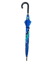 +RING レディース向け プラスリング 長傘 60cm BLU T1349