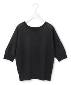 ICB L 【洗える】レーヨンブレンド ドルマンスリーブニット