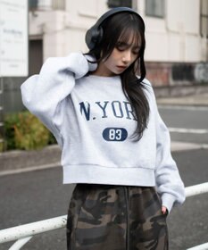WEGO 裏起毛グラフィックスウェット
