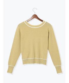 Te chichi 前後2WAYボウタイニットプルオーバー