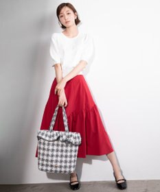 TOCCA 【TOCCA×岡崎紗絵コラボ・A4サイズ対応・一部カラー撥水】COLOR OF WAVES BAG バッグ