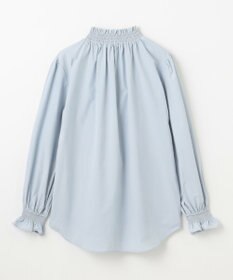 ANY フリルネックブラウス