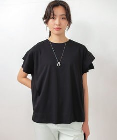 組曲 L GIZAコットンドルマンスリーブ Tシャツ