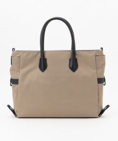 Y'SACCS ナイロン×リサイクルレザー　ホック2WAYトート　Sサイズ