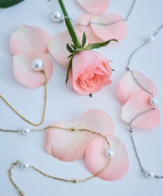 TOCCA PEARL WALTZ LARIAT NECKLACE ネックレス