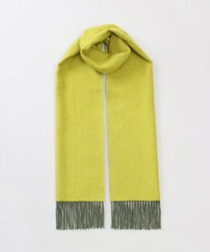 AURORA 【 LANVIN COLLECTION（ランバン コレクション） 】カシミヤ100%無地シングルリバーシブルマフラー(WASH)