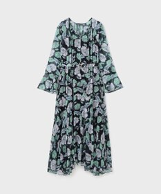 GRACE CONTINENTAL フラワープリントワンピース