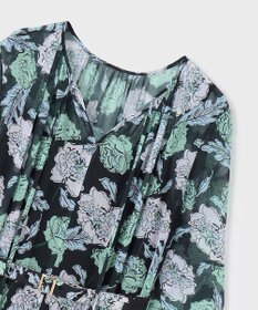 GRACE CONTINENTAL フラワープリントワンピース