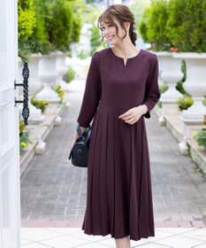 Tiaclasse 【洗える】プリーツワンピース