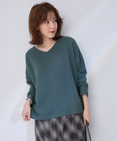 ANY 【洗濯機可能】Vネックニットソー
