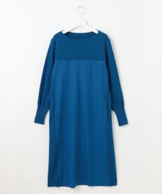 自由区 ウールニットコンビジャージー ワンピース