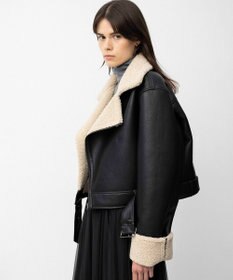 NAVE 【Nave】ヴィーガンムートン ライダースジャケット