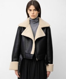 NAVE 【Nave】ヴィーガンムートン ライダースジャケット