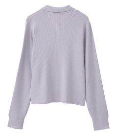 AMERICAN HOLIC バイパチ襟付き前あきリブプルオーバー