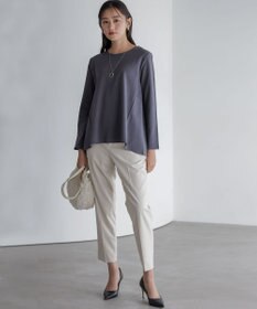 組曲 L ハンサムツイルテーパード パンツ