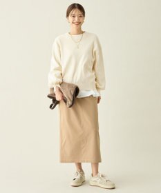 ANY スウェットライクニット