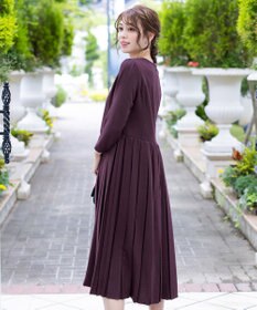 Tiaclasse 【洗える】プリーツワンピース