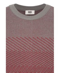 DAKS 【DAKS GOLF】グラデーションパターンニット