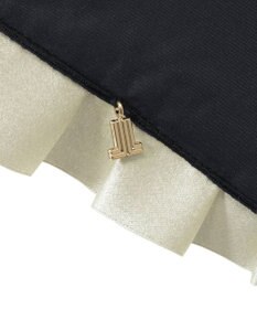 MOONBAT 【一級遮光/晴雨兼用】LANVIN en Bleu (ランバン オン ブルー)  折りたたみ日傘 シャイニーフリル 遮光 遮熱 UV