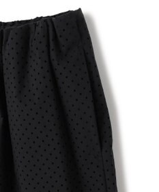 BEIGE， 【洗える】PICCOLO / パンチングドットイージーワイドパンツ