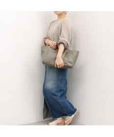 UNBILLION カシュカシュ cachecache / メッシュエンボス横長ショッパートート