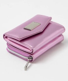 WEGO メタリックプレートウォレット