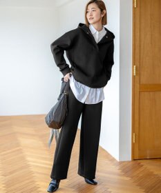 23区 S 【洗える】コットンエアーダンボール ドロスト フーディー