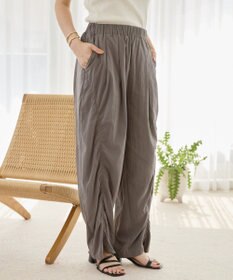 AMERICAN HOLIC ギャザーバレル風パンツ