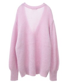 Green Parks Ｍｉｆｆｙ／ワンポイントシャギーニットカーディガン