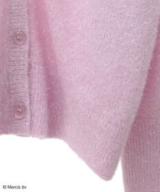 Green Parks Ｍｉｆｆｙ／ワンポイントシャギーニットカーディガン