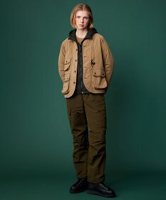 JOSEPH ABBOUD MOUNTAIN 【ECO撥水/起毛裏地】マイクロリップワッシャー ブルゾン