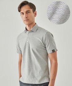 GOTAIRIKU 2年連続売上NO1【仕事で着られる】キレイめ 鹿の子ビズポロシャツ 25年新色/ライトグレー