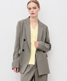 uncrave ウォッシャブルウールライクツイル ジャケット