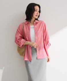 Green Parks 綿麻混シャツ