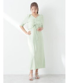 earth music&ecology やわらかカットソーレイヤード見えワンピース