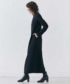 BEIGE， 【洗える】KALMIA / クルーネックIラインロングドレス