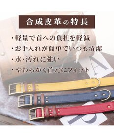 PET PARADISE ペットパラダイス ソフトレザー首輪 《ブルックレッド》 Ｍ