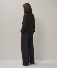 ATON WOOL CASHMERE ALPACA | メッシュクルーネックセーター