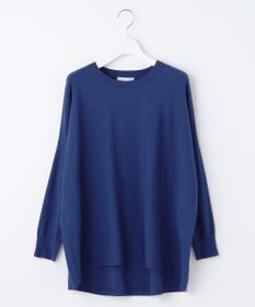 自由区 L 【WEB限定カラーあり】レーヨンストレッチ ニットT