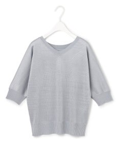 ICB L 【洗える】レーヨンブレンド ドルマンスリーブニット