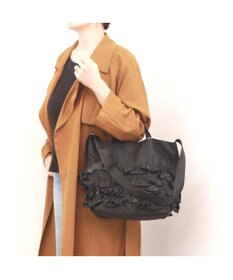 UNBILLION カシュカシュ cachecache / ナイロンフリル2wayトートバッグ