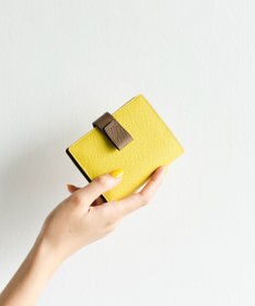 Atelier nuu 日本製 本革 バイカラーnoble 二つ折れウォレット